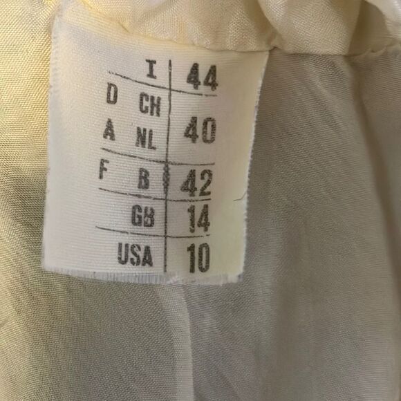 Accento Marzotto Italy Plaid Check 100% Pure Virgin Wool Blazer Sz 10 - Picture 3 of 9